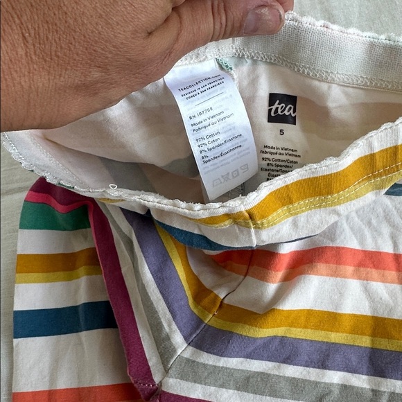 Tea collection Colorful Striped Leggings girls 5 - Picture 2 of 2